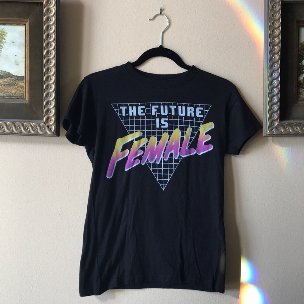 Retro Feminist Cotton Graphic Tee